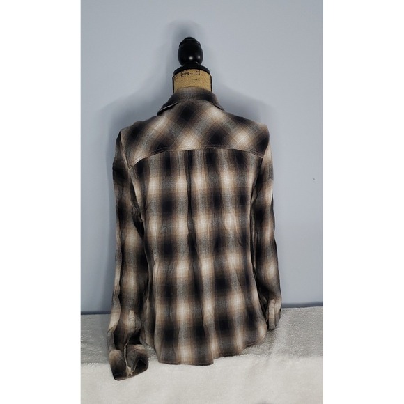 Lola River Womans Flannel Long Sleeve Shirt Size Large - Picture 3 of 5